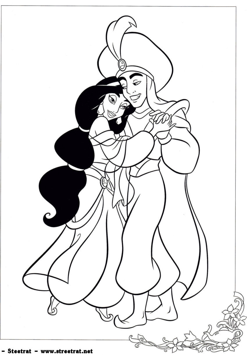 850x1219 Disney Princess Jasmine Coloring Pages Free Coloring Pages For Kids