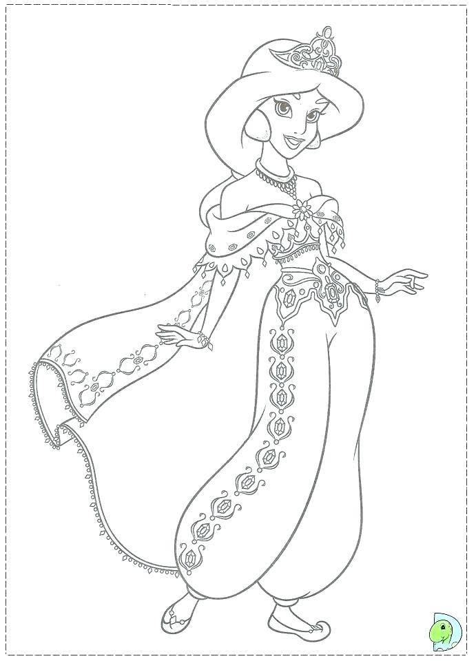 691x960 Disney Jasmine Coloring Pages Jasmine Coloring Page Jasmine