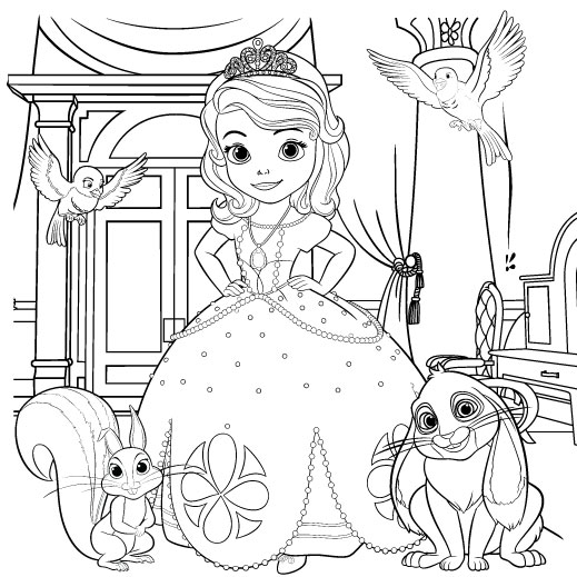 519x519 Disney Junior Coloring Pages Disney Family