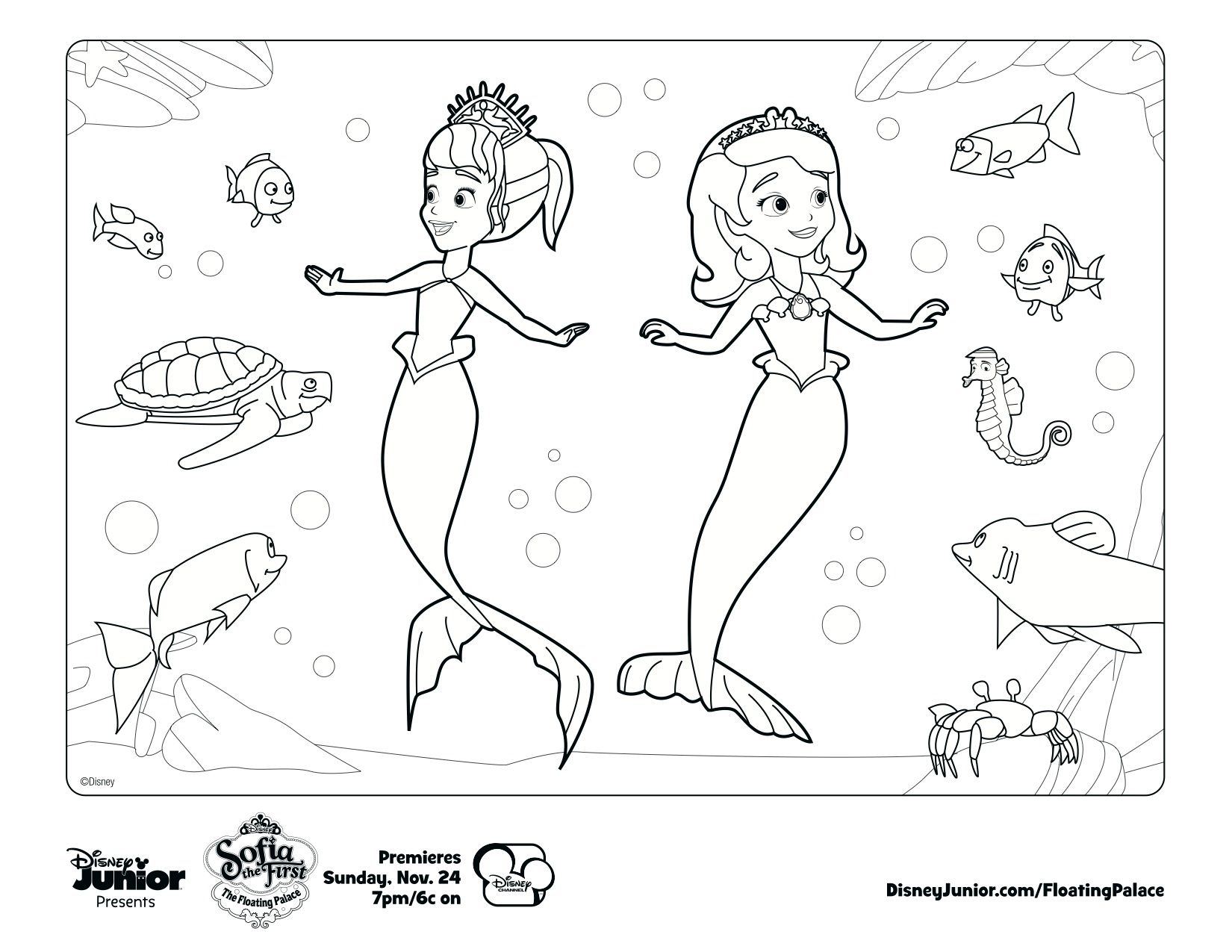 1650x1275 Color Along With Sofia! Printable Palloza Disney