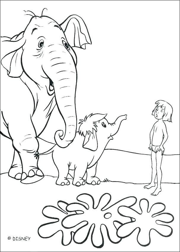 607x850 The Jungle Book Coloring Pages Jungle Book Colouring Pages Games