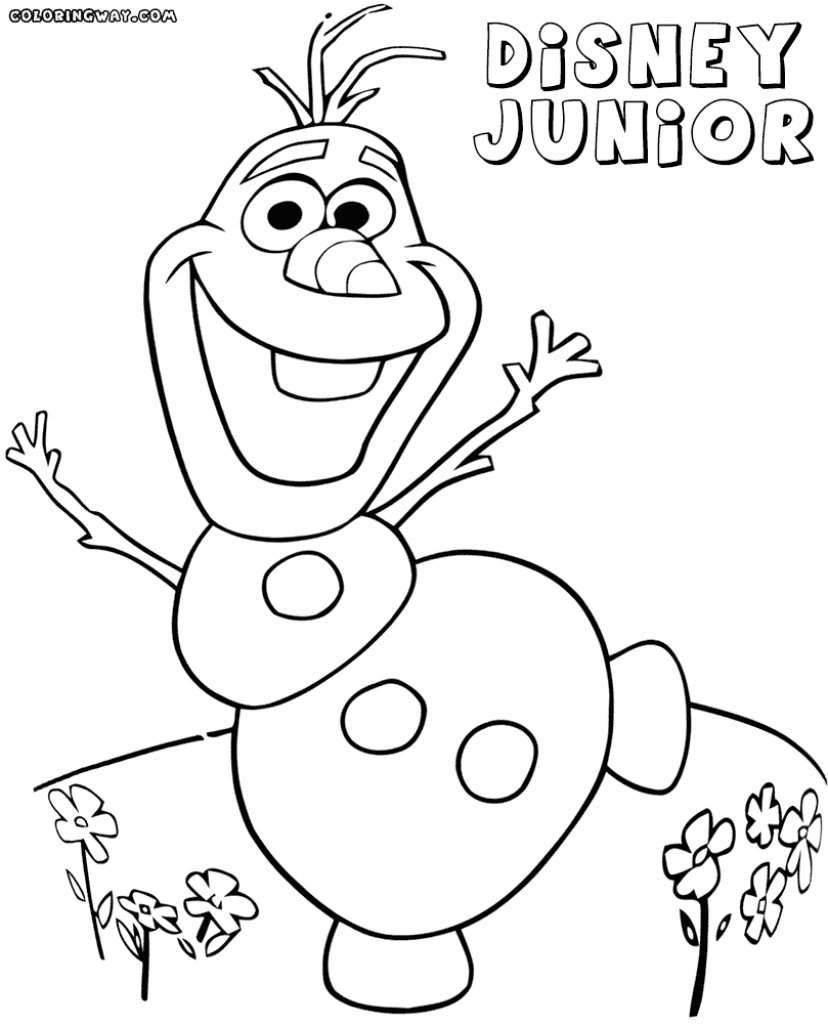 828x1024 Splendid Ideas Disney Junior Printable Coloring Pages Www Inside