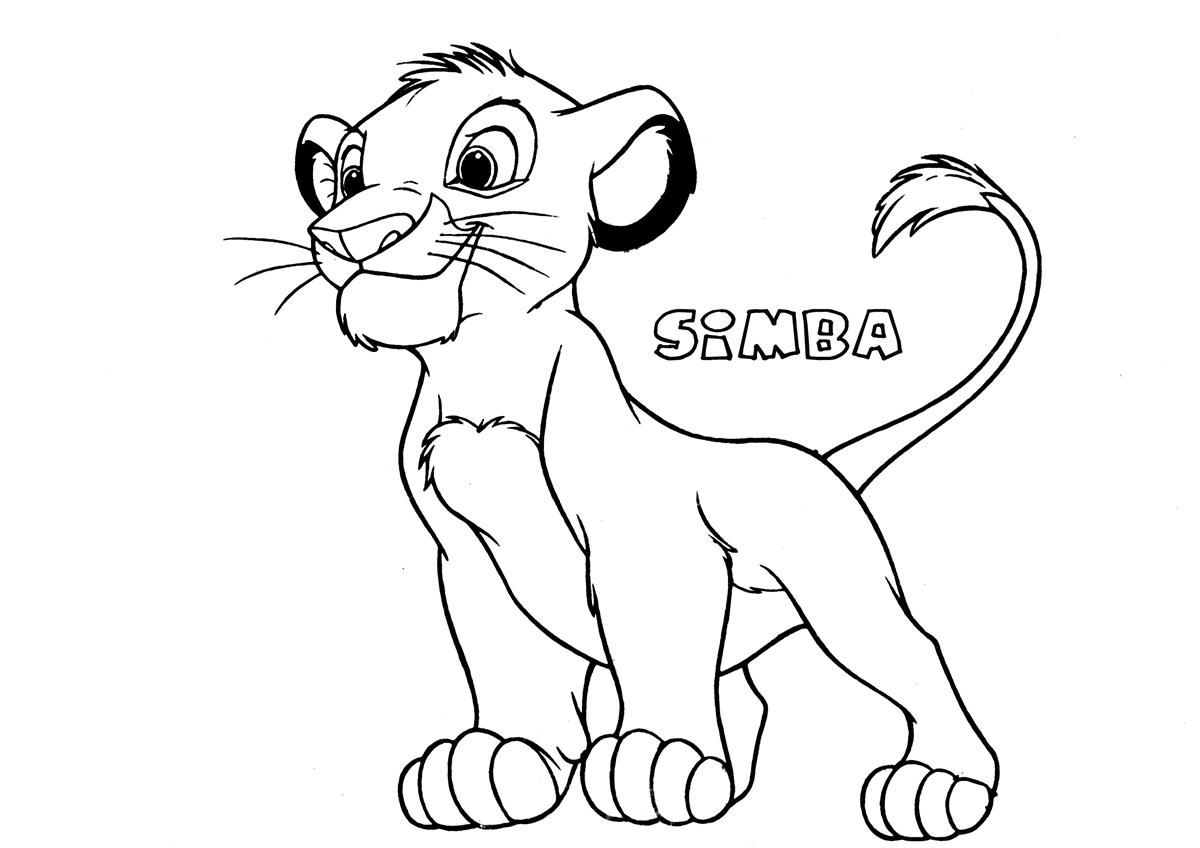 1200x848 Lion King Simba Coloring Pages