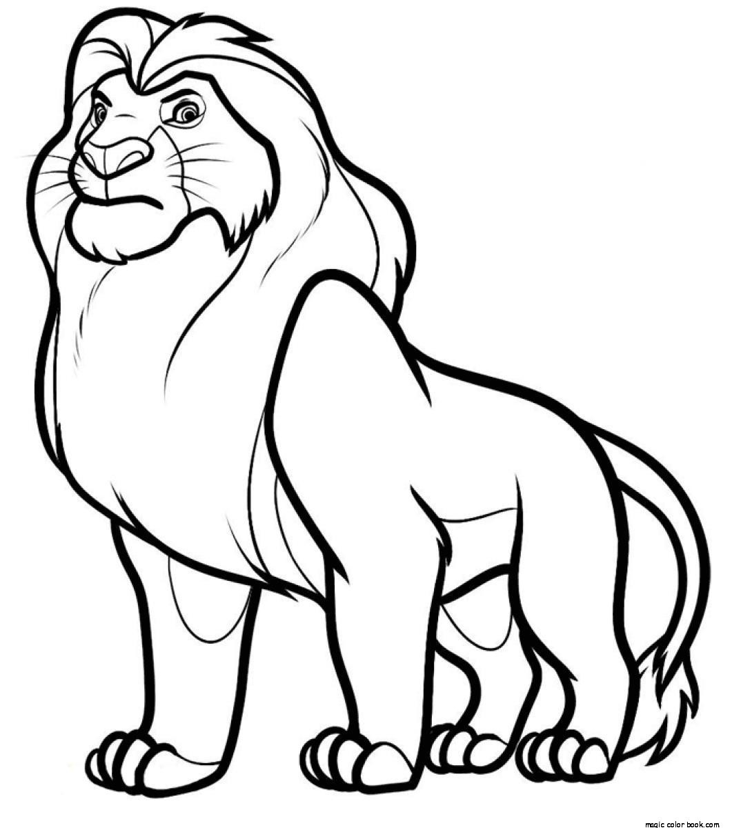 1061x1200 Mufasa Disney The Lion King Coloring Pages Online Free