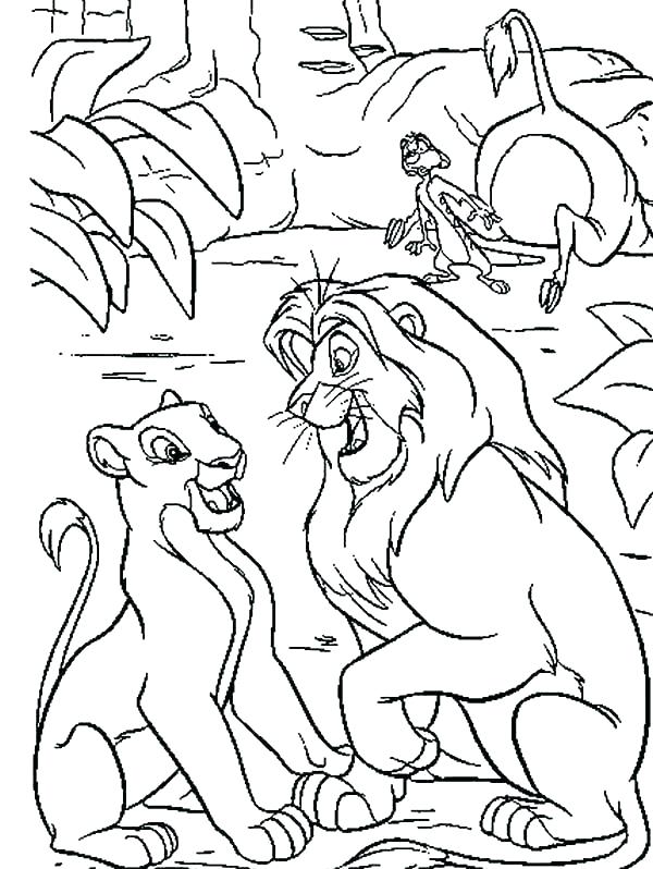 600x798 Coloring Pages Of A Lion Impair.co