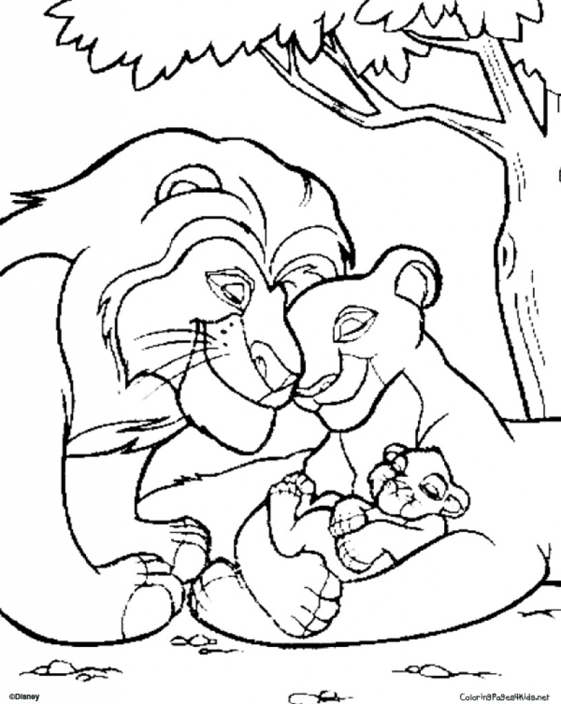816x1024 Lion King Coloring Pages To Download And Print Ribsvigyapan Com
