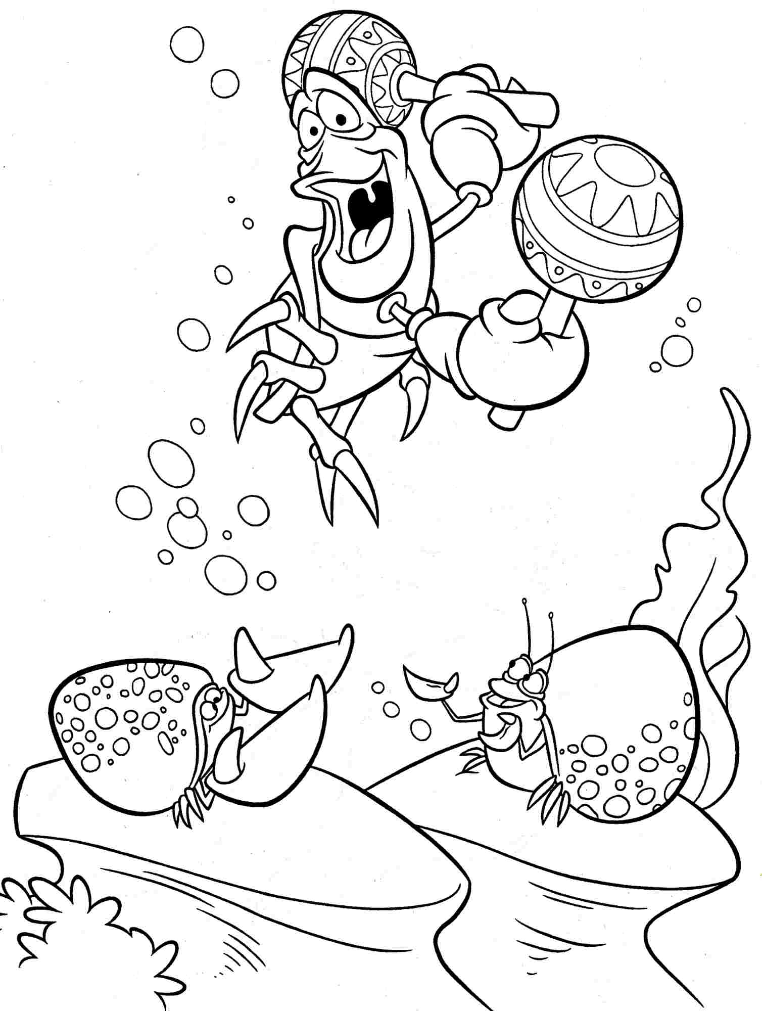 1508x2000 Little Mermaid Coloring Pages