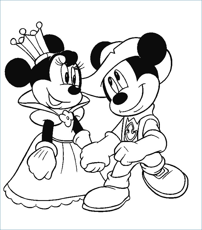 700x800 Cute Baby Minnie Flower Disney Coloring Pages