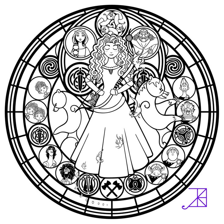Disney Mandala Coloring Pages