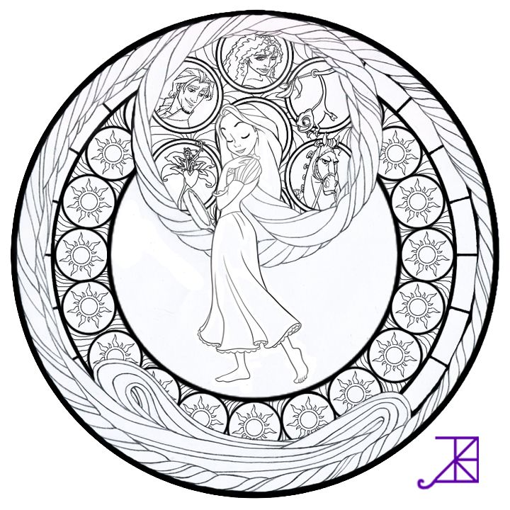 720x720 19 Best Disney Stained Glass Images On Coloring Book