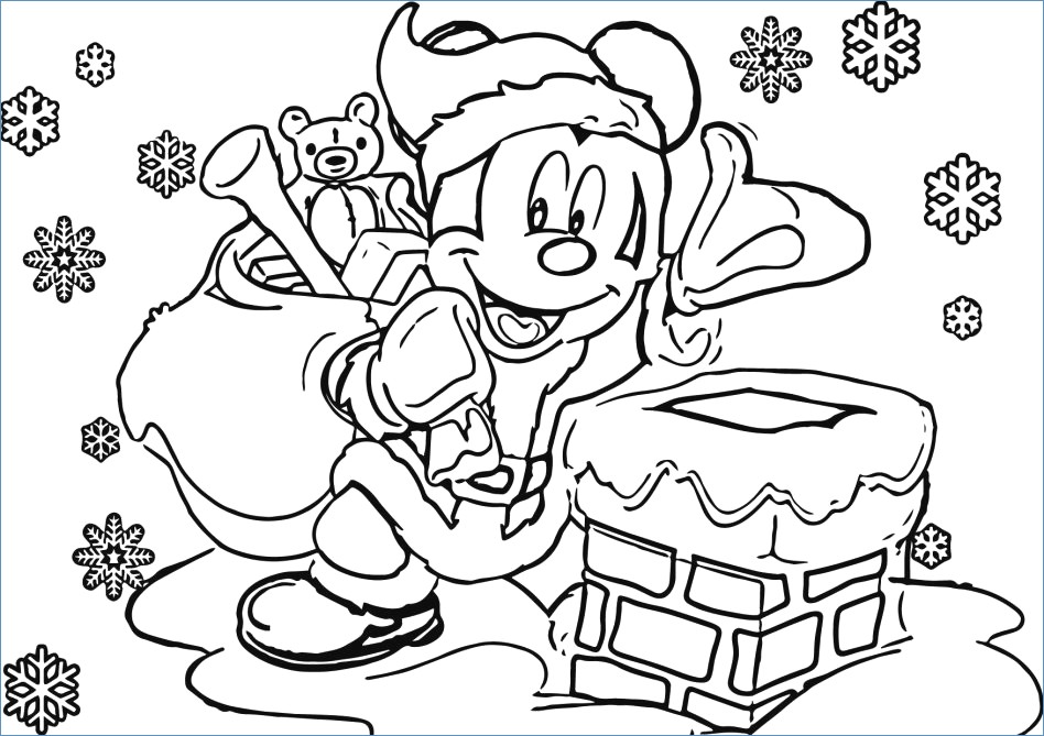 948x669 Amazing Disney Merry Christmas Coloring Pages Picture Collection