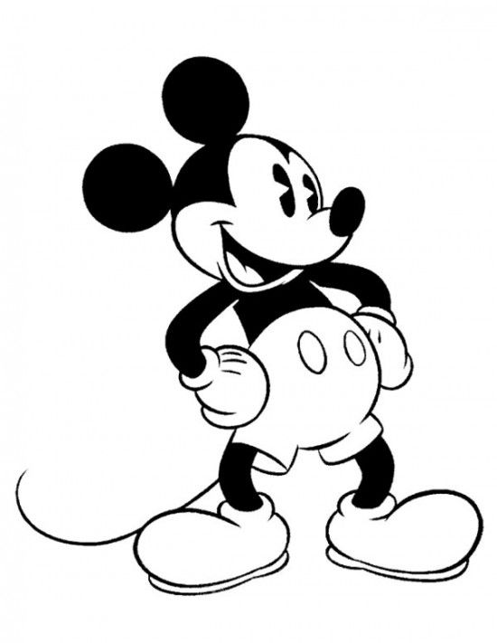 550x711 Disney Mickey Coloring Pages Printable Picture 20 550x711 Picture