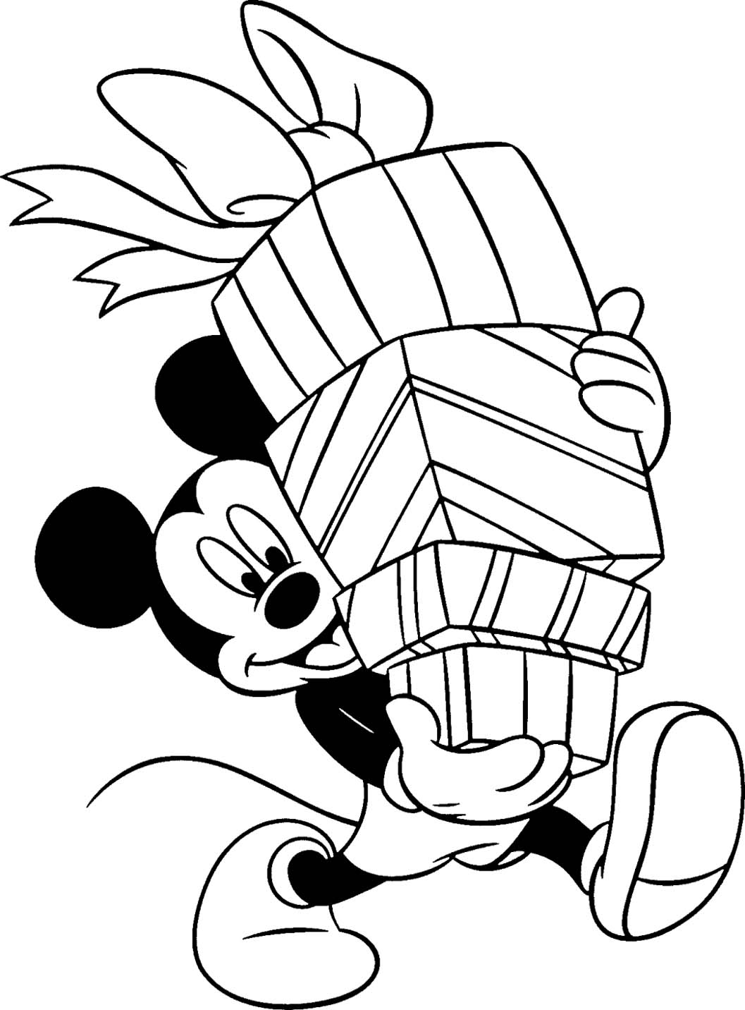 1057x1432 New Disney Christmas Coloring Pages For Kids Disney Mickey