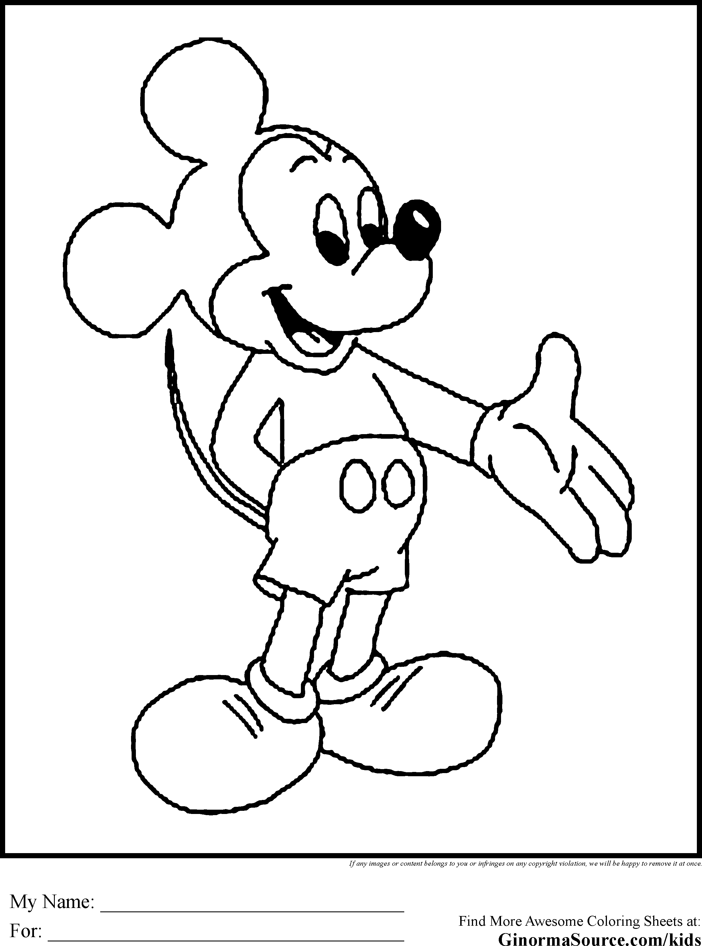 2459x3310 Disney Mickey Mouse Coloring Pages