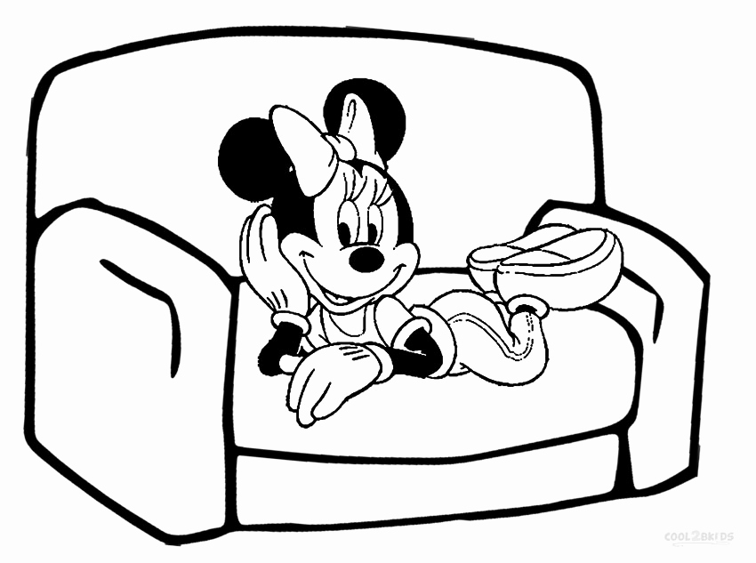 850x633 Free Printable Minnie Mouse Coloring Pages Printable Minnie Mouse