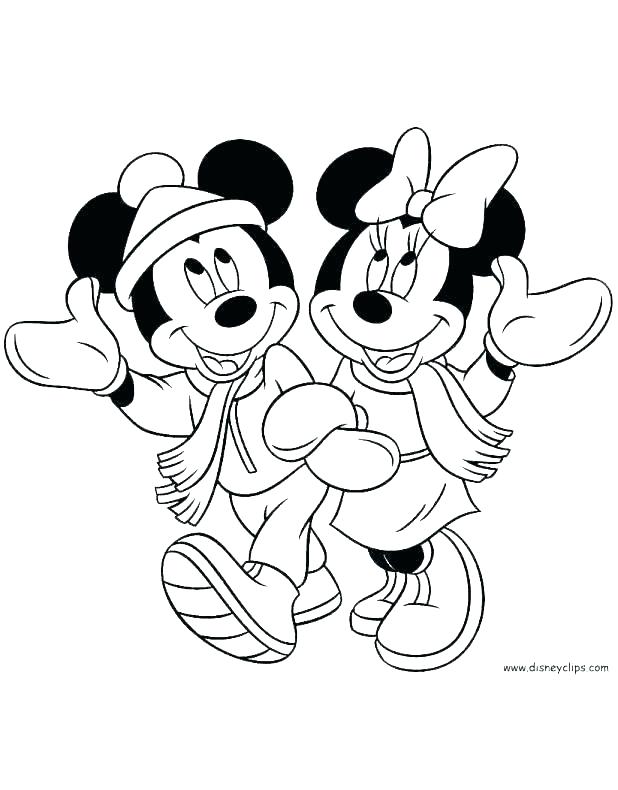 618x790 Mickey Mouse Christmas Coloring Pages Mickey Mouse Coloring Pages