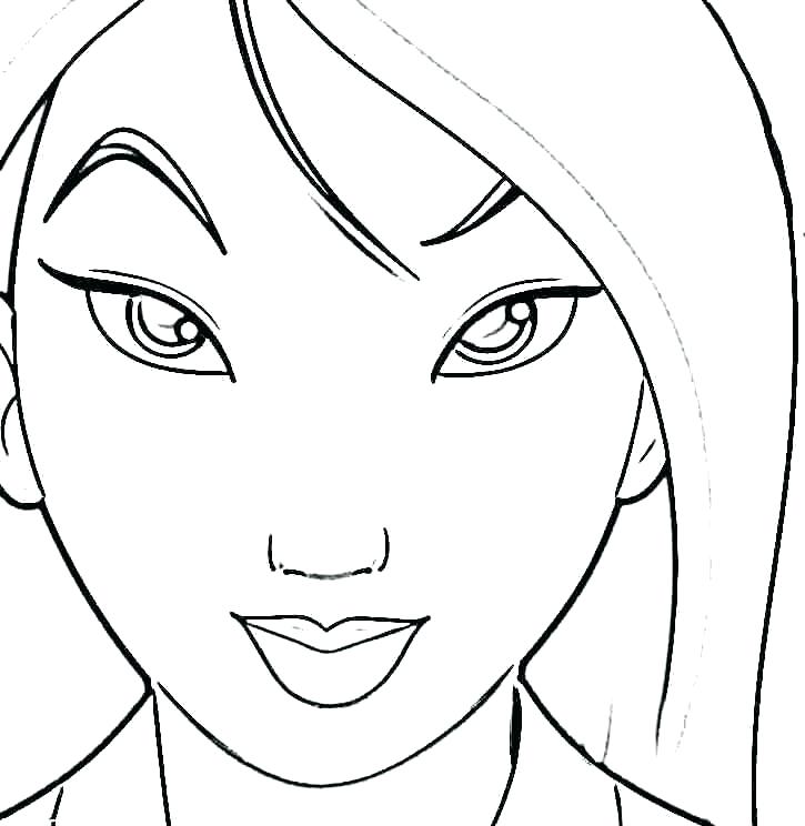 725x744 Mulan Coloring Page Coloring Page Drawn Princess 3 Dress Coloring