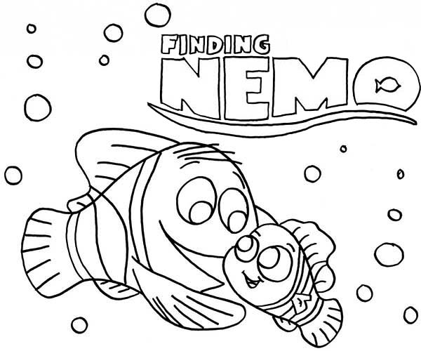 600x500 Finding Nemo Coloring Pages