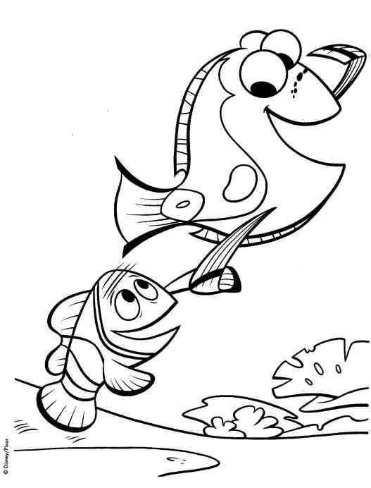 527x692 Finding Nemo Coloring Pages 2 Finding Nemo Coloring Pages 3