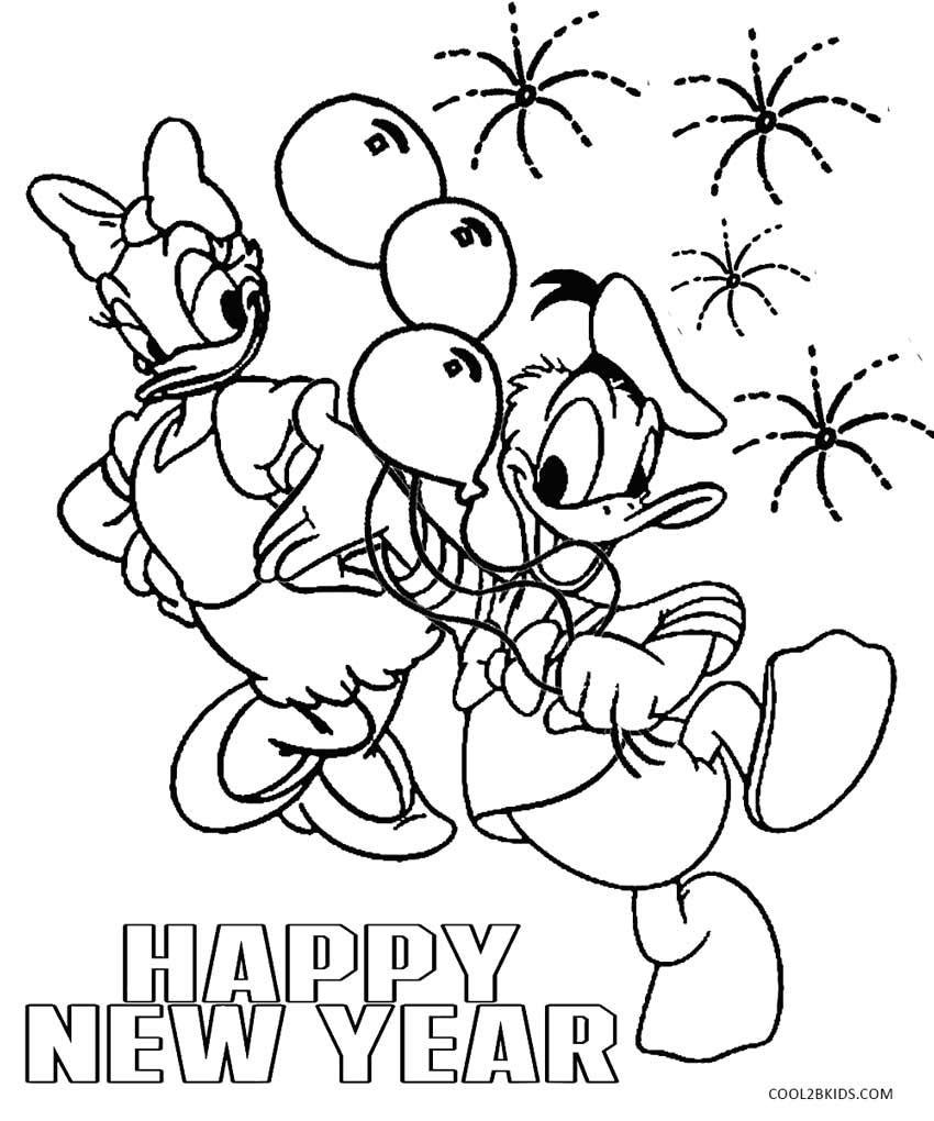 850x1020 Best Printable New Years Coloring Pages For Kids Free 5945