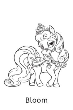 236x354 Free Coloring Page Featuring Petit From Disney's Princess Palace