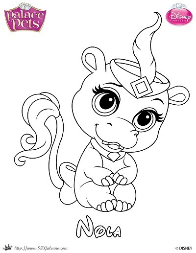 400x517 Free Princess Palace Pets Coloring Page Of Nola Skgaleana