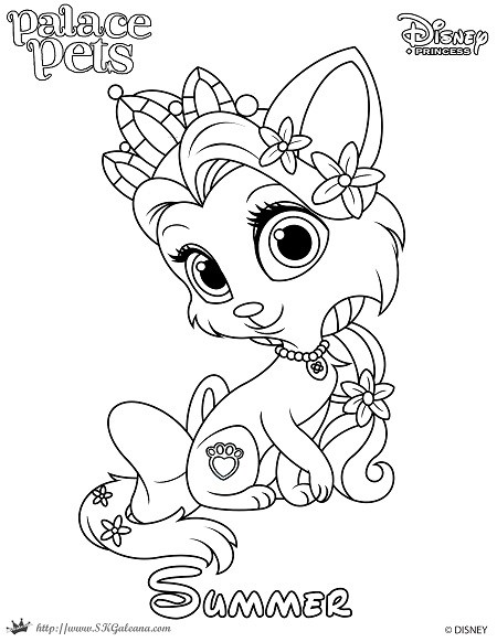 450x582 Princess Palace Pet Coloring Page Of Summer Skgaleana