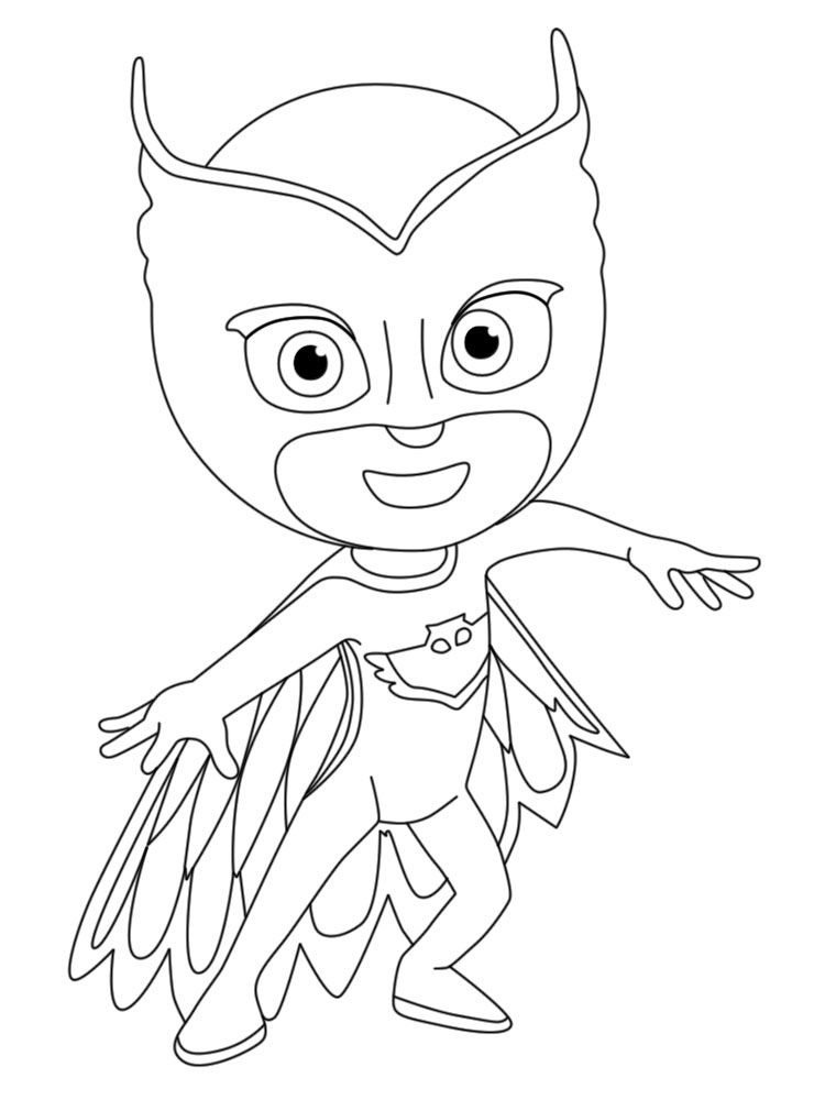 750x1000 Pj Masks Coloring Pages Movies And Tv Show Coloring Pages