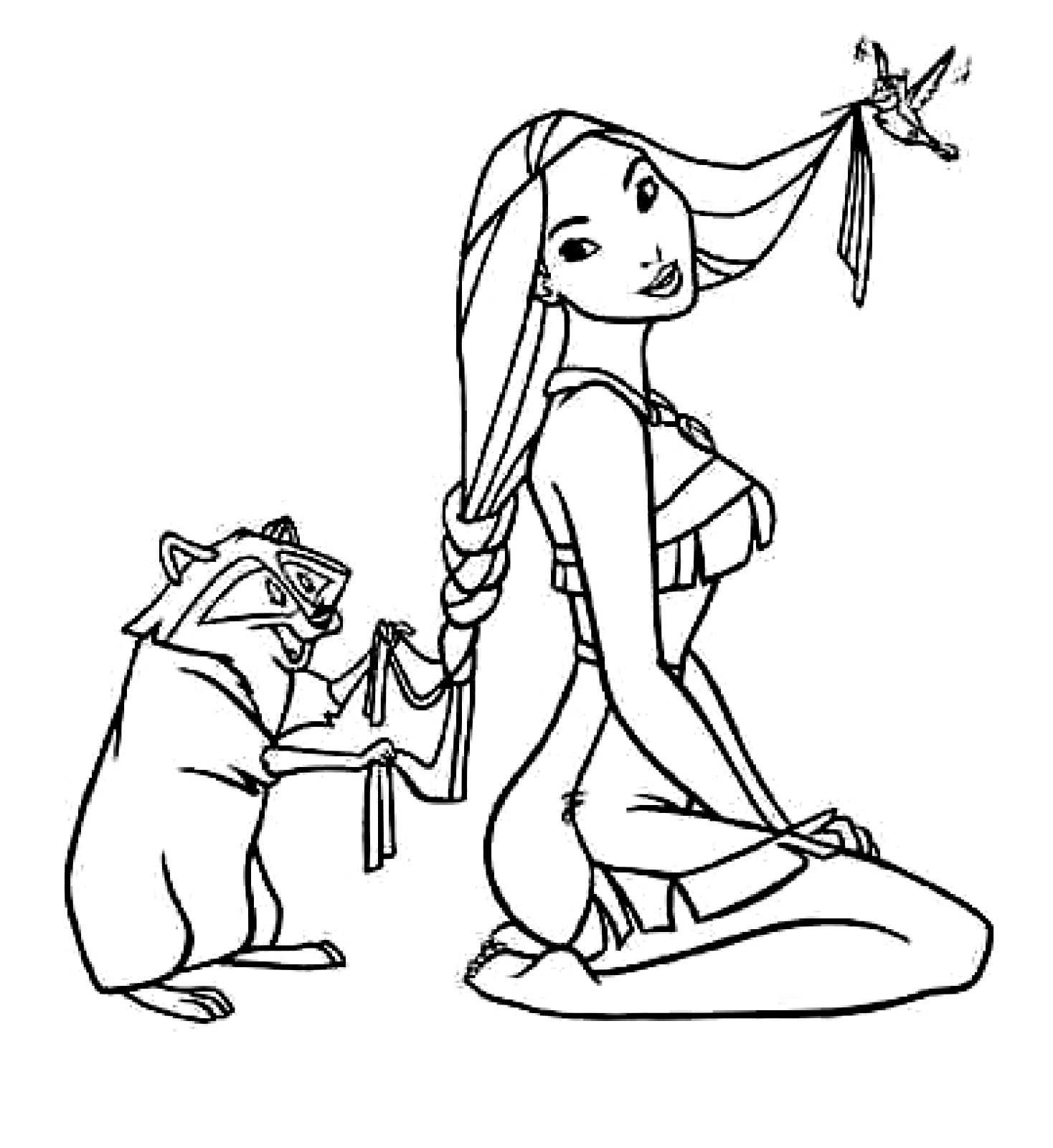 1468x1600 Pocahontas Coloring Page Y Blank Pattern ~ Pocahontas