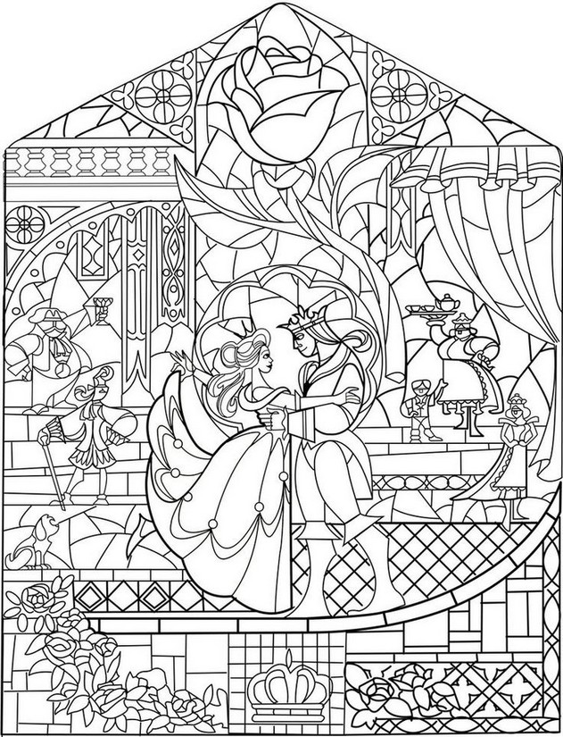 631x825 Adult Coloring Pages Princesses