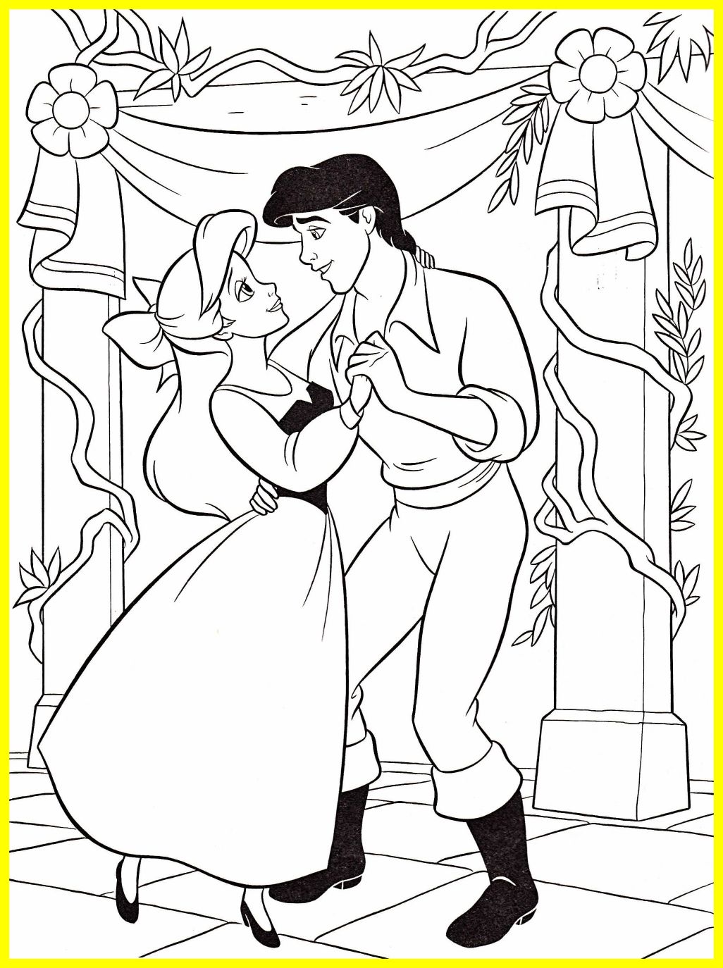 1026x1374 Shocking Ariel Coloring Page And Eric Princess Pict Of Disney