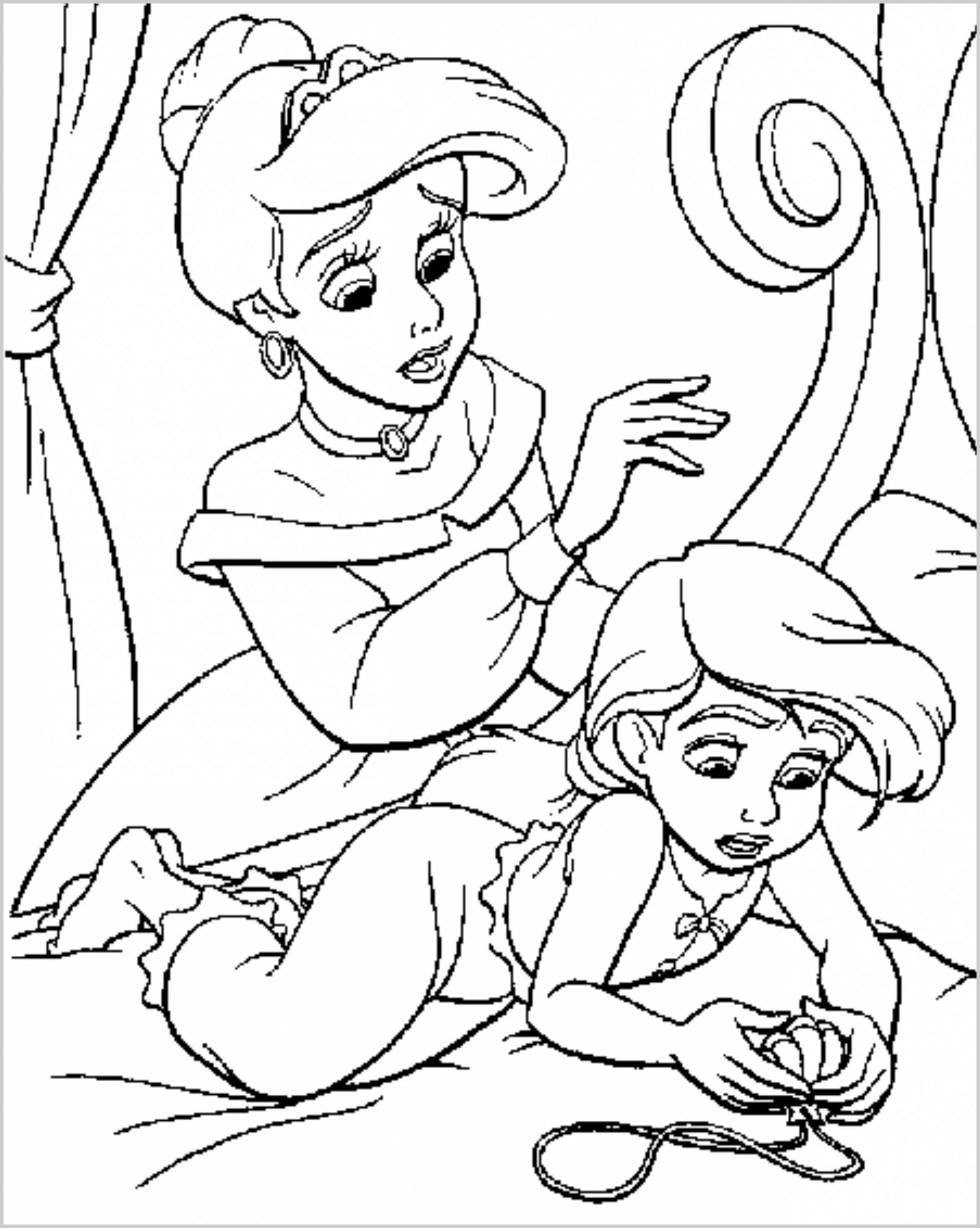 2806x3516 Simply Coloring Pages Ariel And Melody 278583
