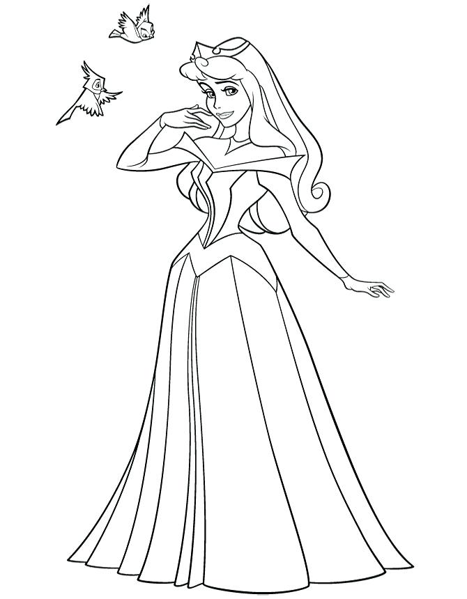 670x860 Disney Princess Coloring Pages Imprimibles Sleeping Beauty