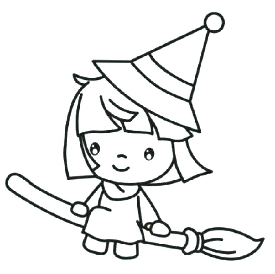 878x873 Free Printable Witch Coloring Pages For Kids Astounding Coloring