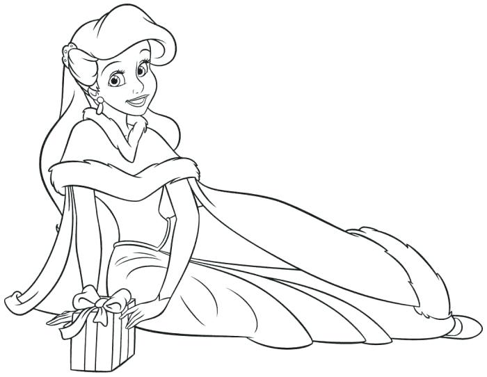 700x542 Disney Princess Christmas Coloring Pages Coloring Pages Princess