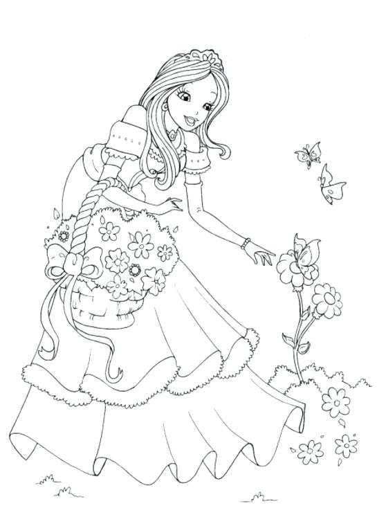 545x760 Princess Coloring Page Princess Coloring Pages For Kids 3 Disney