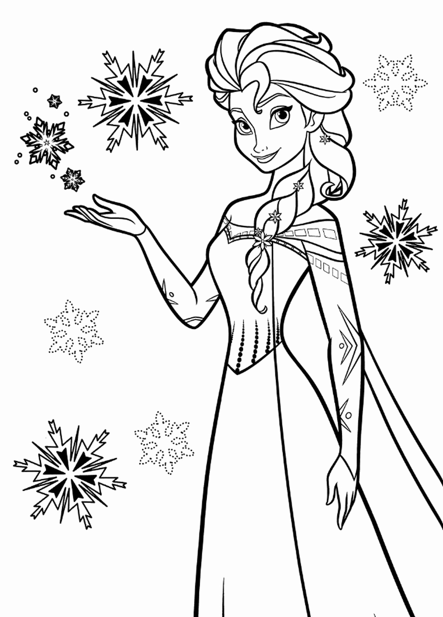 Disney Princess Coloring Pages Frozen