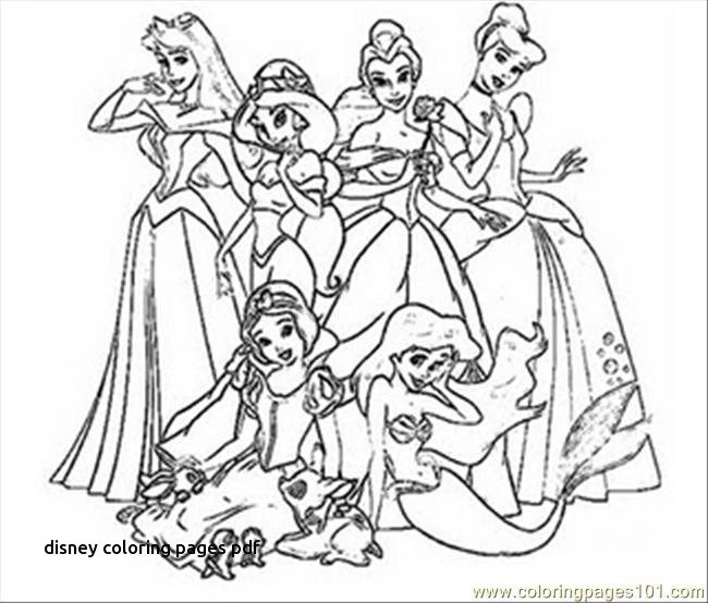 650x554 Disney Princess Coloring Pages To Print Vitlt For Disney Coloring