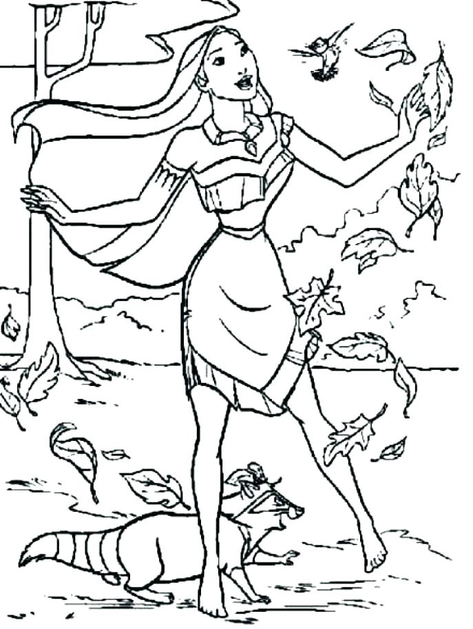 687x913 Pocahontas Coloring Pages Disney Princess Pocahontas Coloring