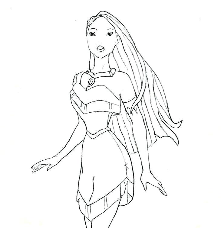 730x755 Pocahontas Coloring Pages Princess Coloring Pages Historical