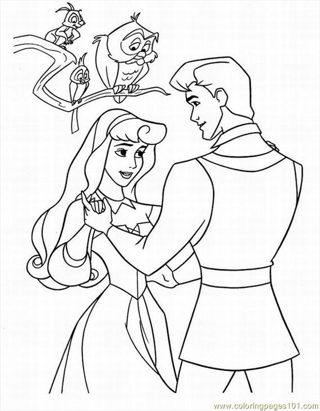 650x836 Sleeping Beauty. Disney Coloring Page Sleeping Beauty ~ Disney