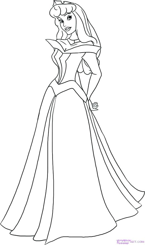 606x1024 Coloring Pages Sleeping Beauty Princess Sleeping Beauty And Prince