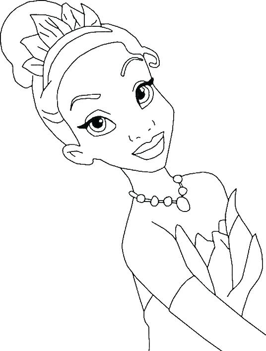 536x707 Princess Coloring Page Princess Kiss Frog In Princess And