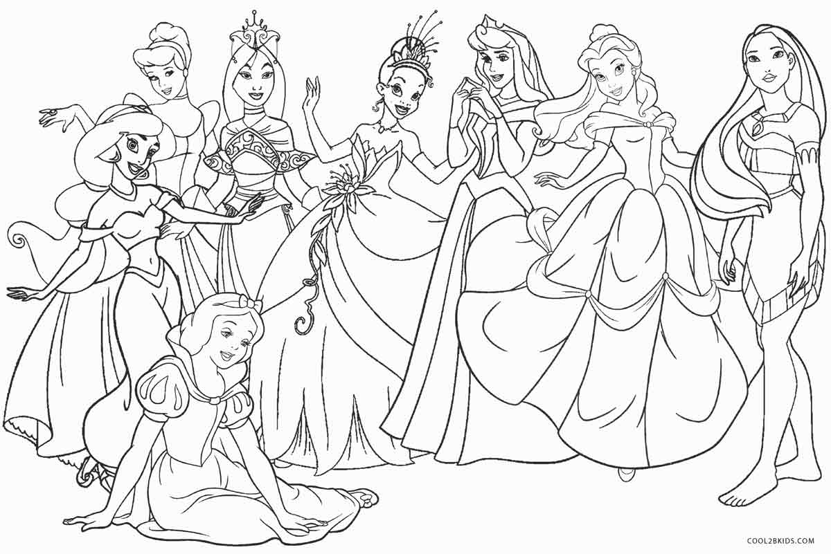 1200x801 Disney Princesses Coloring Free Coloring Sheets Printable Coloring
