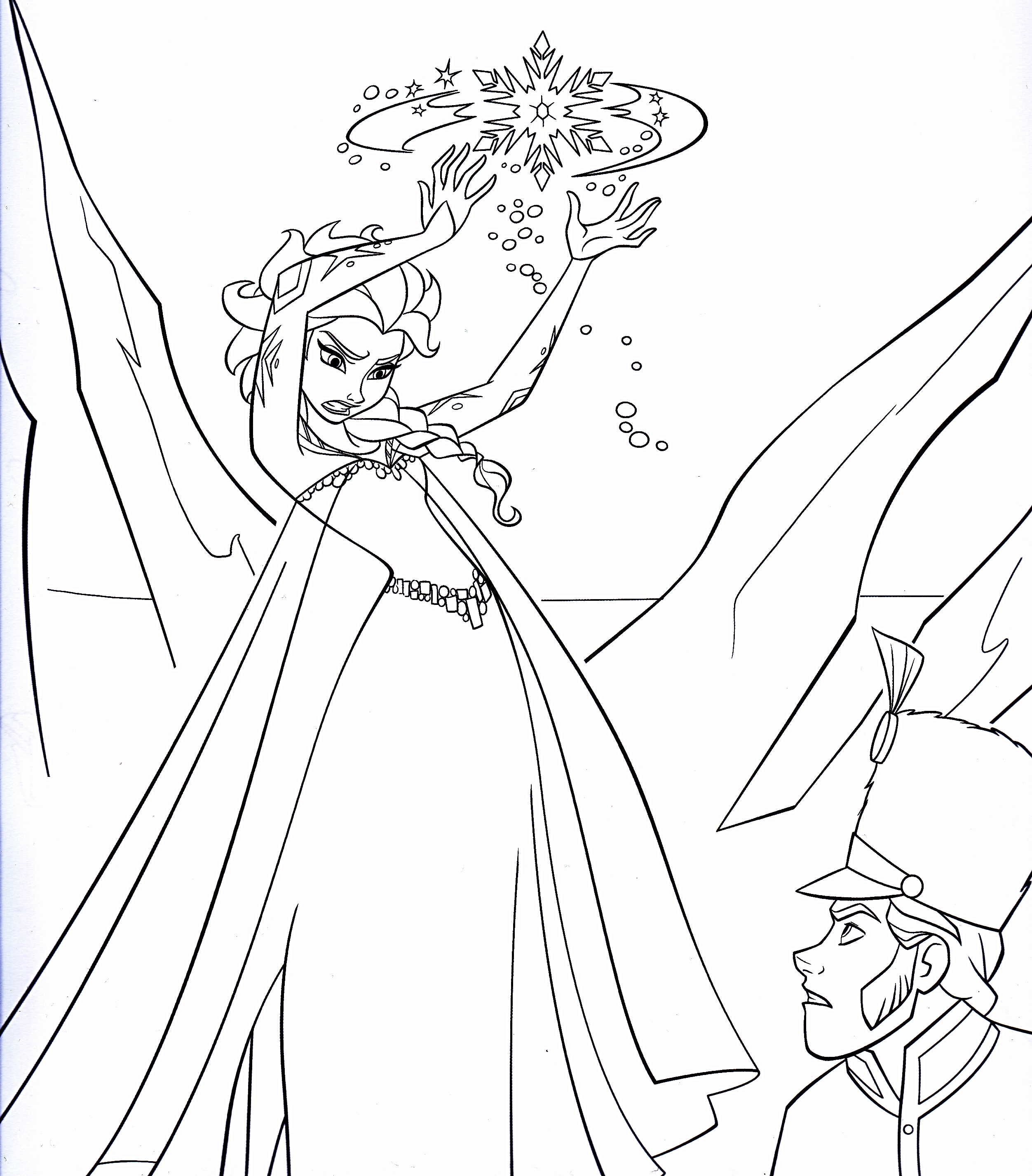 2504x2852 Elsa Coloring Pages
