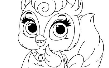 350x220 Princess Palace Pets Coloring Pages 12830