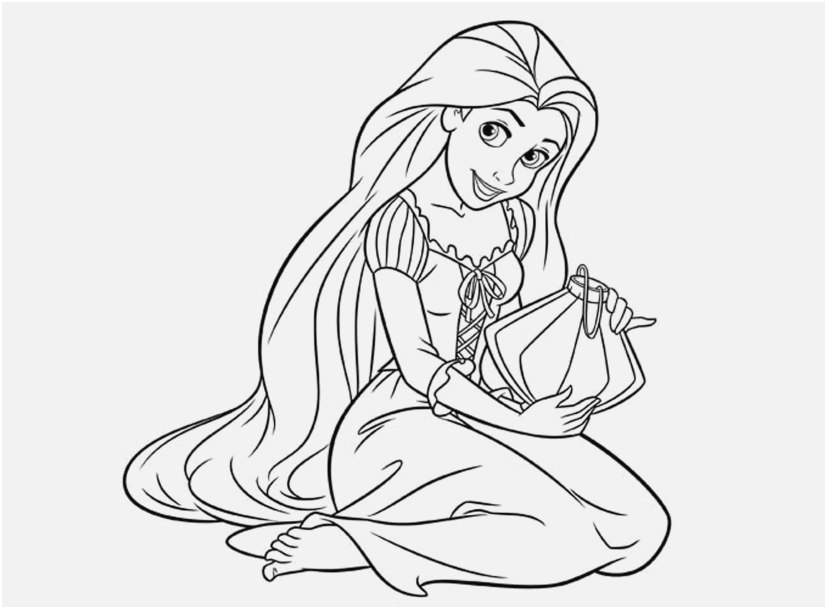 827x609 The Suitable Pictures Rapunzel Coloring Pages Printable The Best