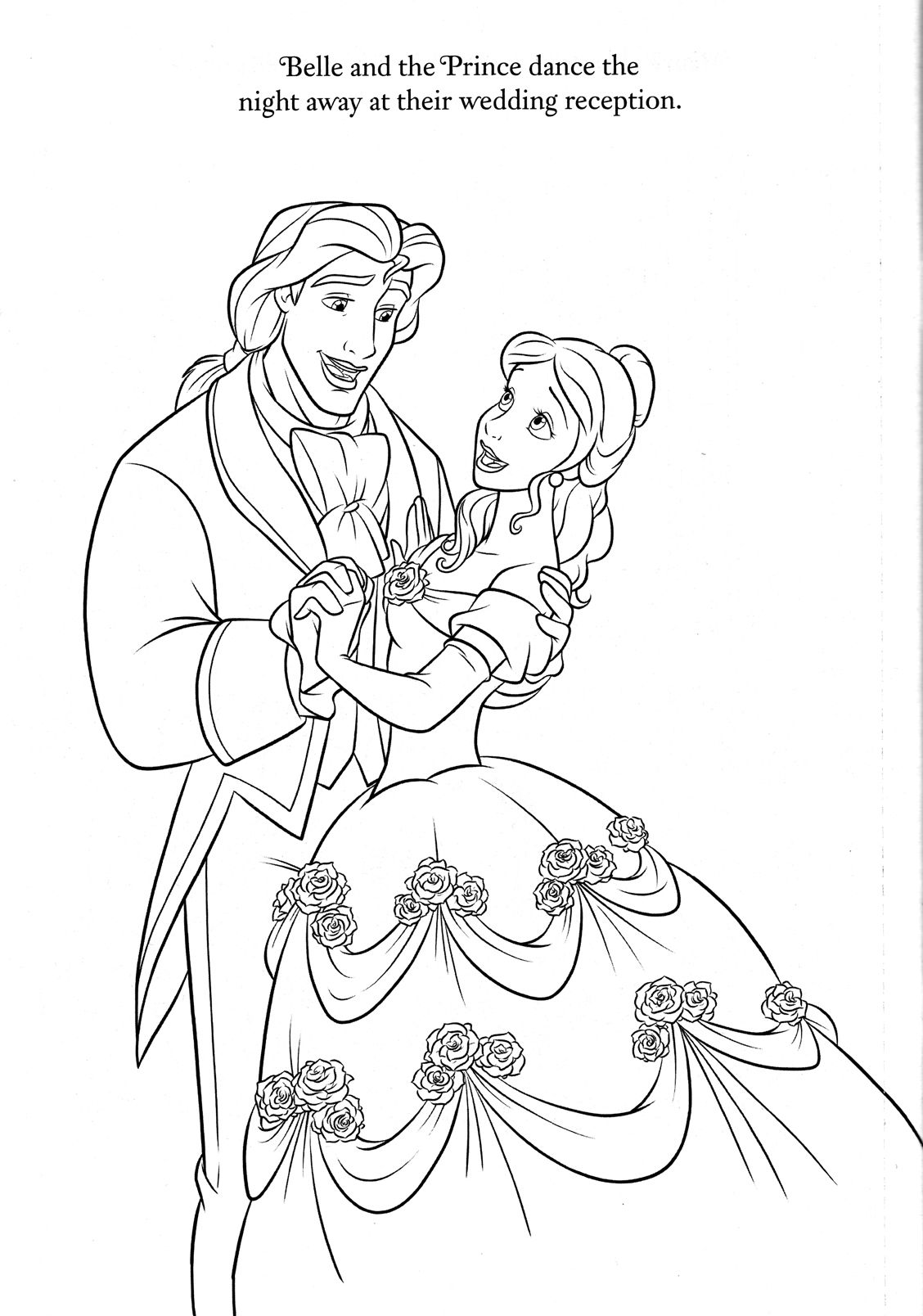 1128x1608 Beauty And The Beast, Coloring Pages Disney