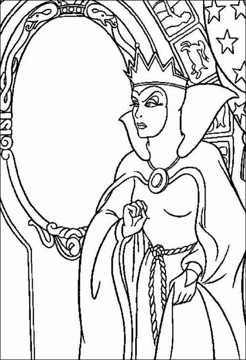504x737 Snow White Witch Coloring Pages