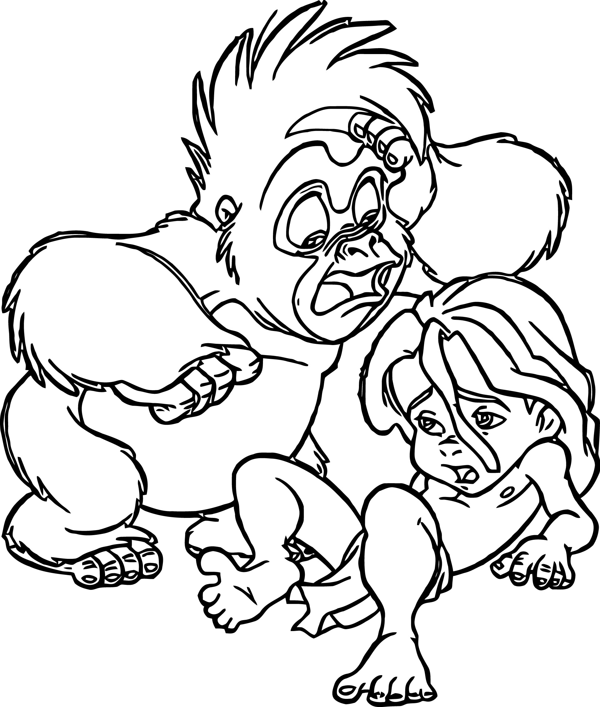 1919x2262 Tarzan Coloring Pages
